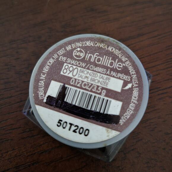L'Oréal Paris Infallible 24HR Eye Shadow 890 BRONZED TAUPE 0.12 oz✨️NEW✨️ - Picture 5 of 8